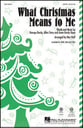 What Christmas Means to Me SATB choral sheet music cover